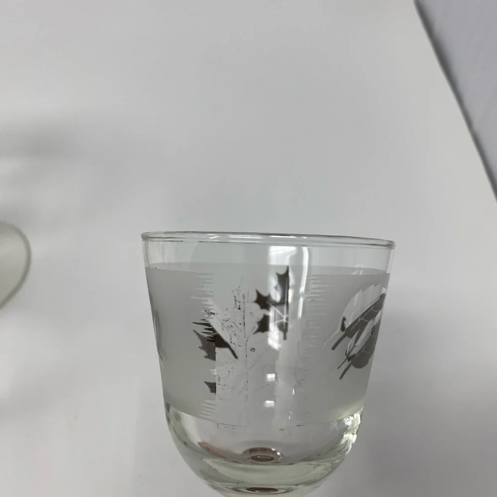 Set of 6 Vintage Wine Glasses